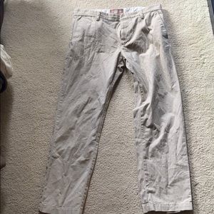 Classic slim fit khakis